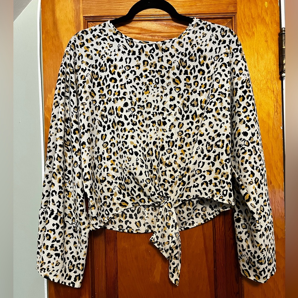 Newbury Kustom Cheetah Print Top